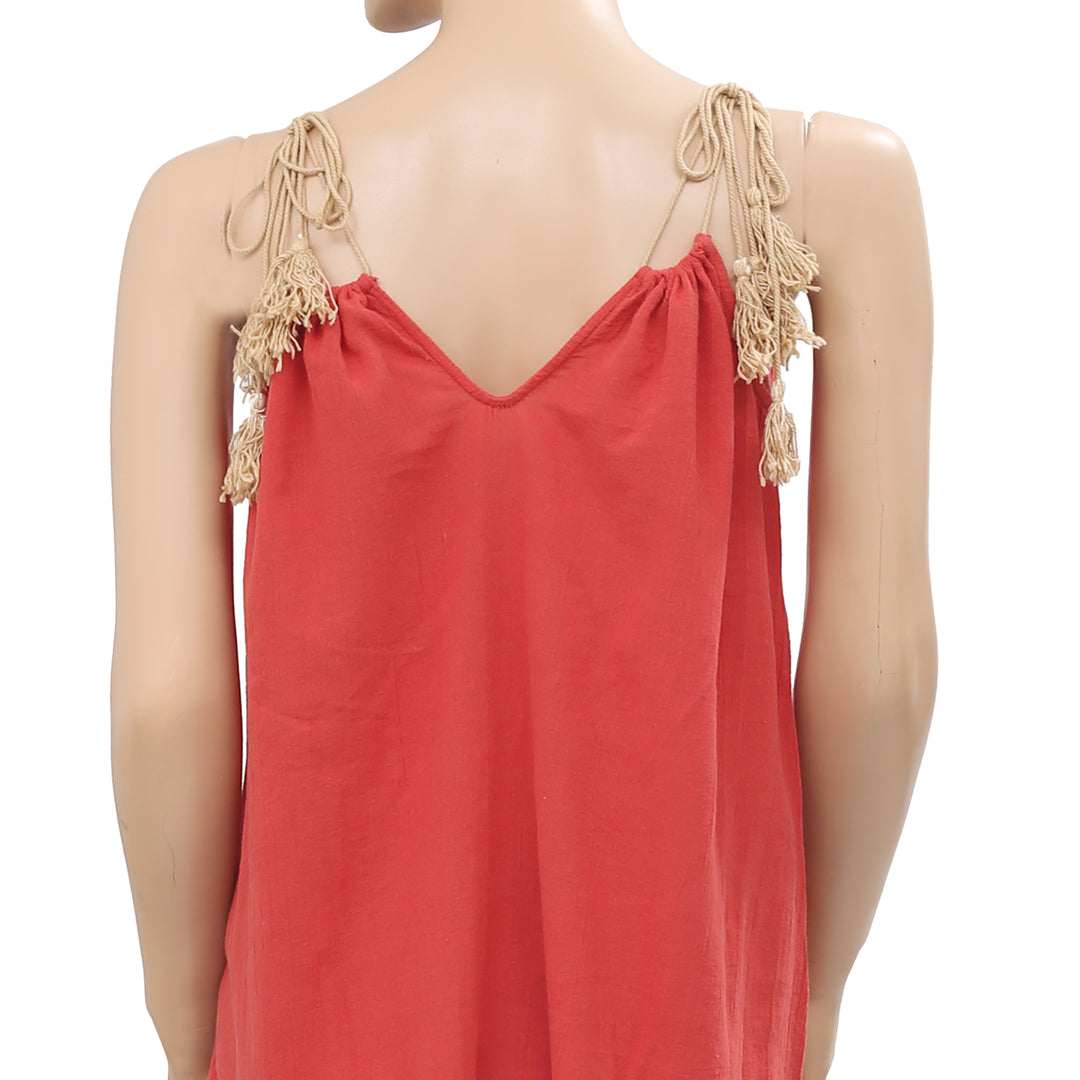 Soeurs Anthropologie Embroidered Tunic Top