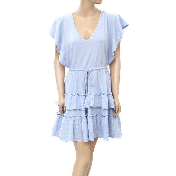 Daily Practice by Anthropologie Tiered Ruffle Mini Dress