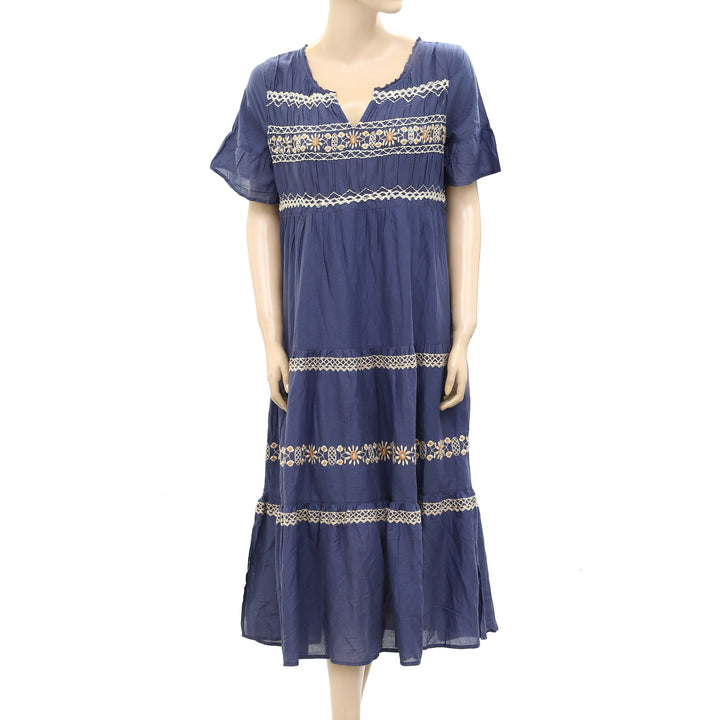 Odd Molly Anthropologie Signe Long Midi Dress