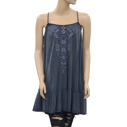 Intimately Free People Embroidered Mini Dress