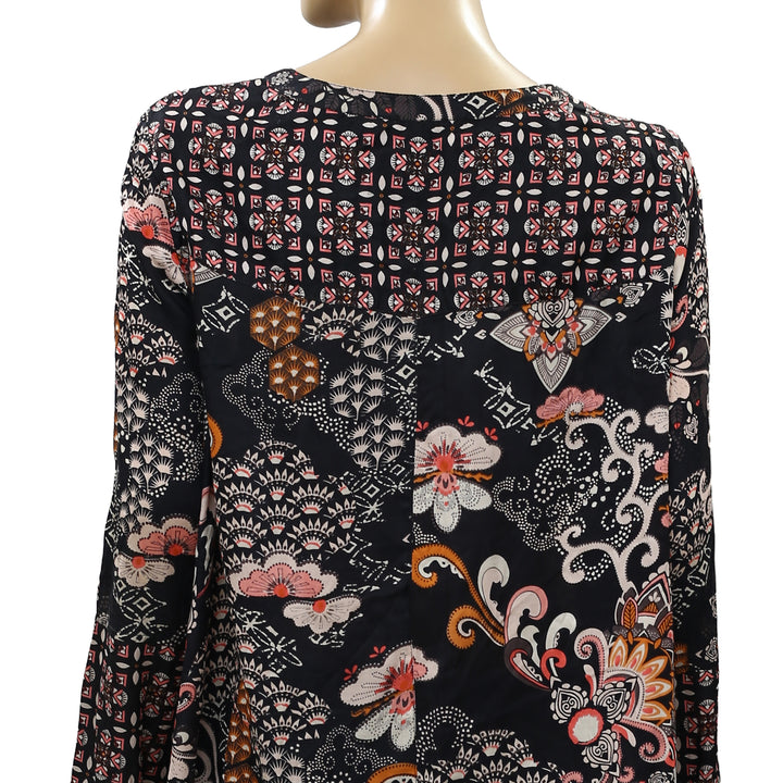 Odd Molly Anthropologie Floral Printed Blouse Top M 2