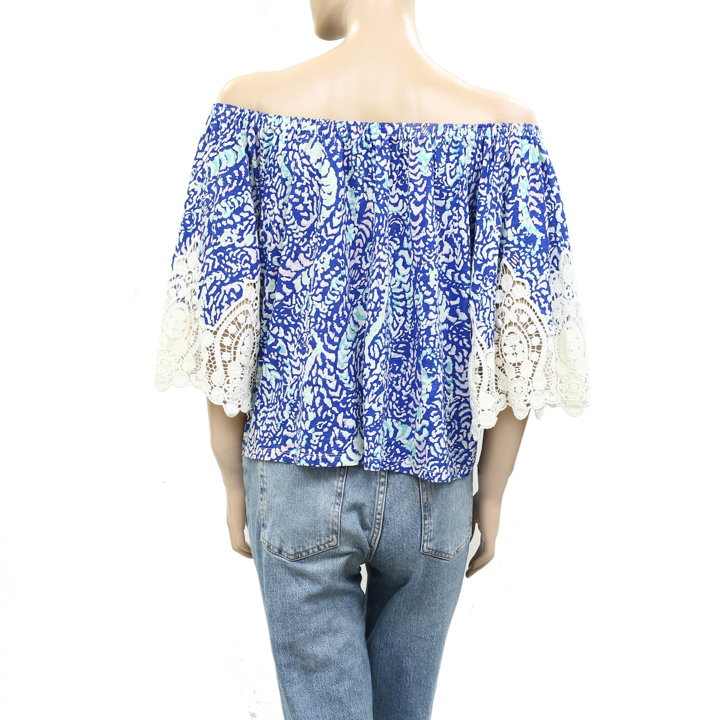 Lilly Pulitzer Zaylee off the Shoulder Blouse Top