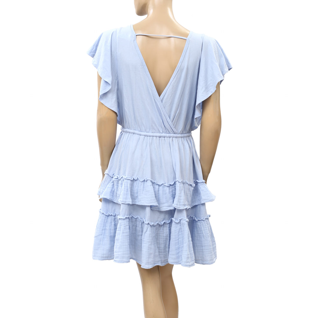 Daily Practice by Anthropologie Tiered Ruffle Mini Dress