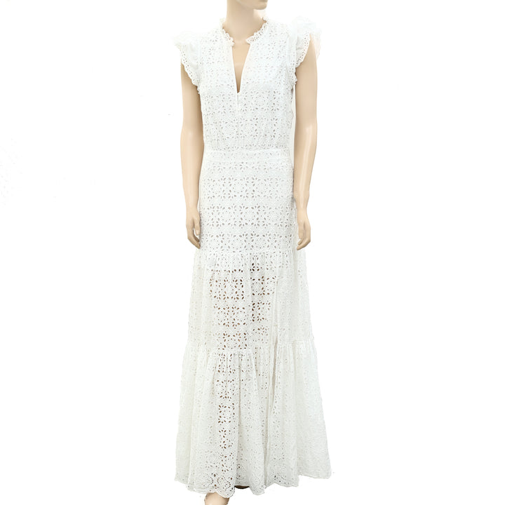 Veronica Beard Satori Eyelet Maxi Dress