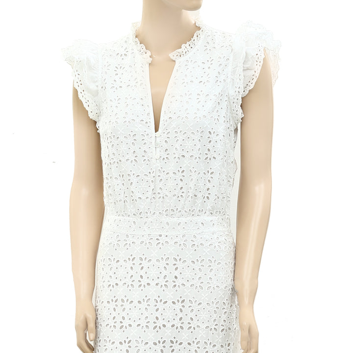 Veronica Beard Satori Eyelet Maxi Dress