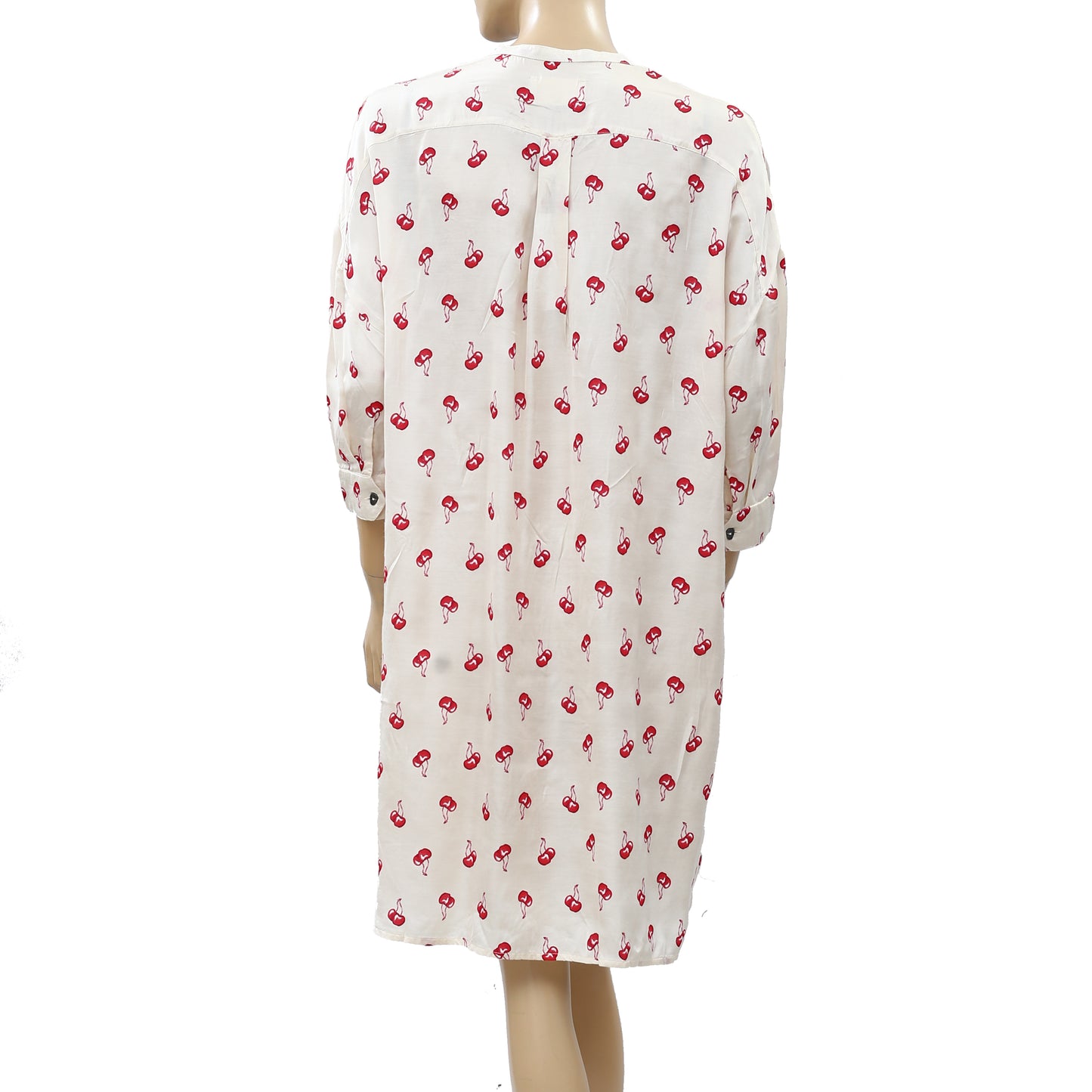 Zadig & Voltaire Raita Cherry Print Woven Mini Dress