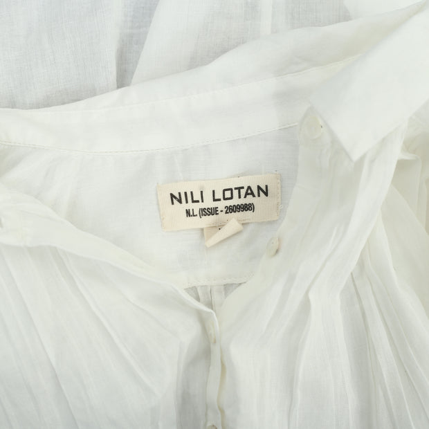 Nili Lotan Normandy Shirt Tunic Top XS