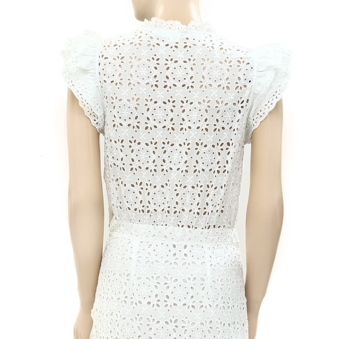 Veronica Beard Satori Eyelet Maxi Dress