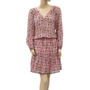 Velvet By Graham Spencer Anthropologie Aubrey Floral Tunic Dress