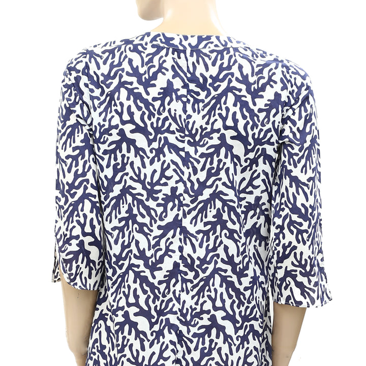 Lilly Pulitzer Coral Beaded Courtney Tunic Dress