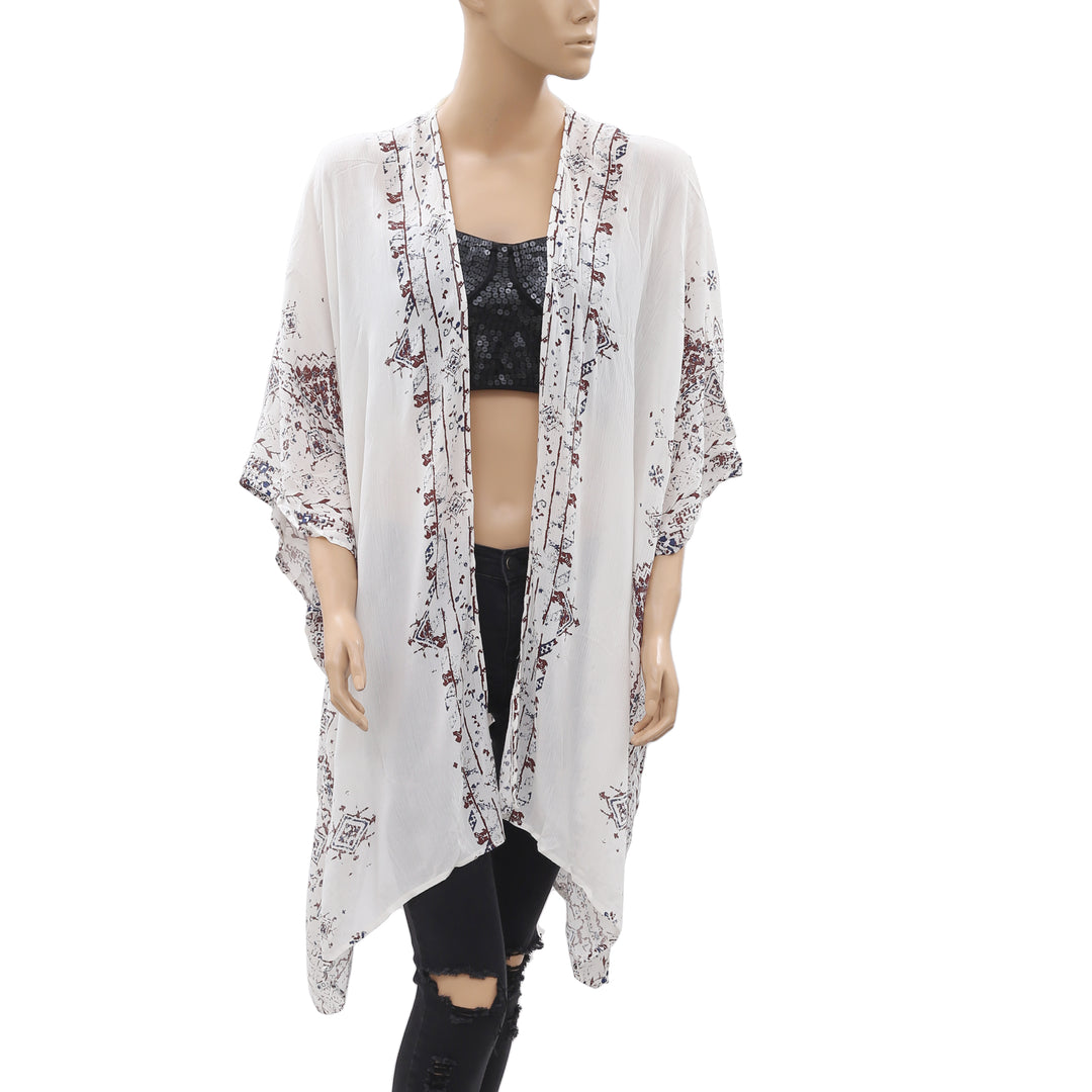 Ecote Urban Outfitters Printed Kaftan Beach Coverup M/L