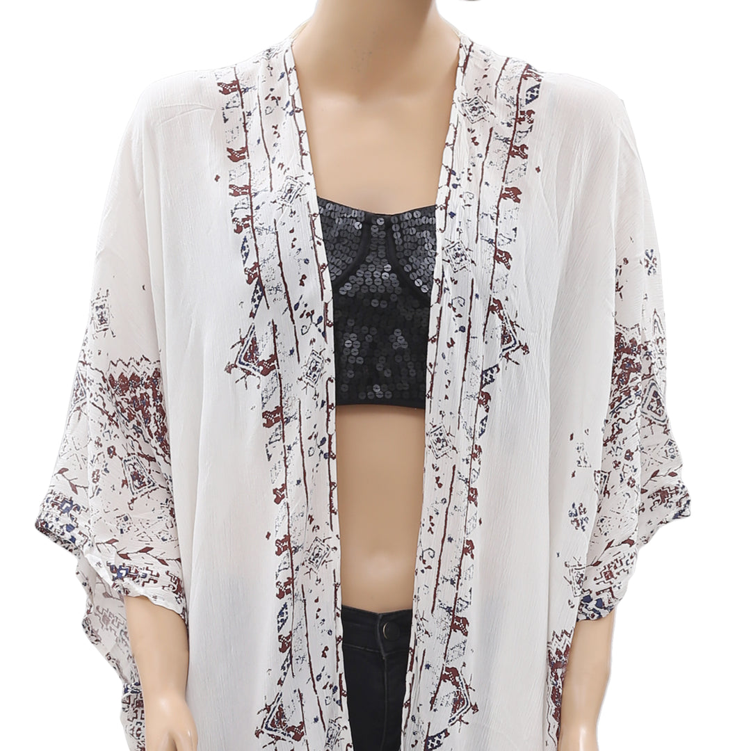 Ecote Urban Outfitters Printed Kaftan Beach Coverup M/L