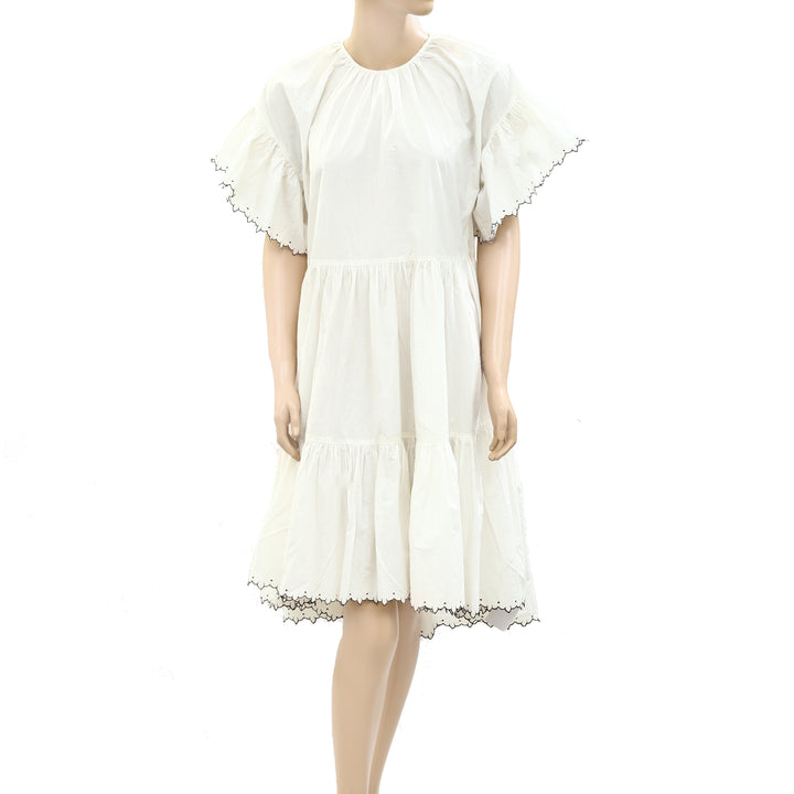 Ulla Johnson Embroidered Mini Dress