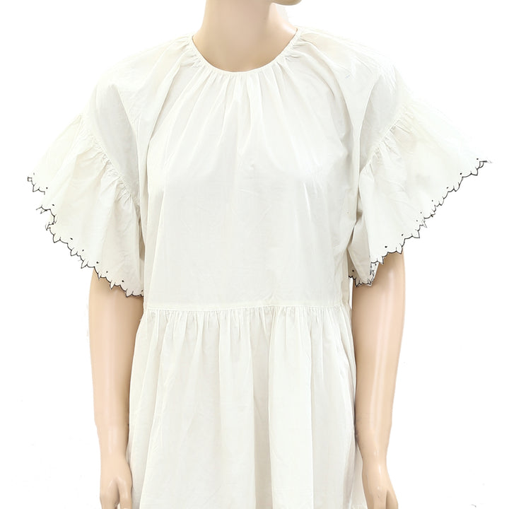 Ulla Johnson Embroidered Mini Dress