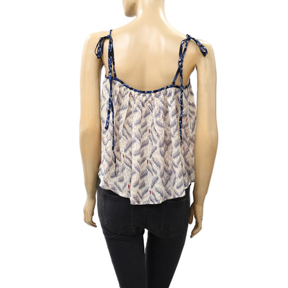 Anthropologie Printed Cami Auden Cropped Tank Top