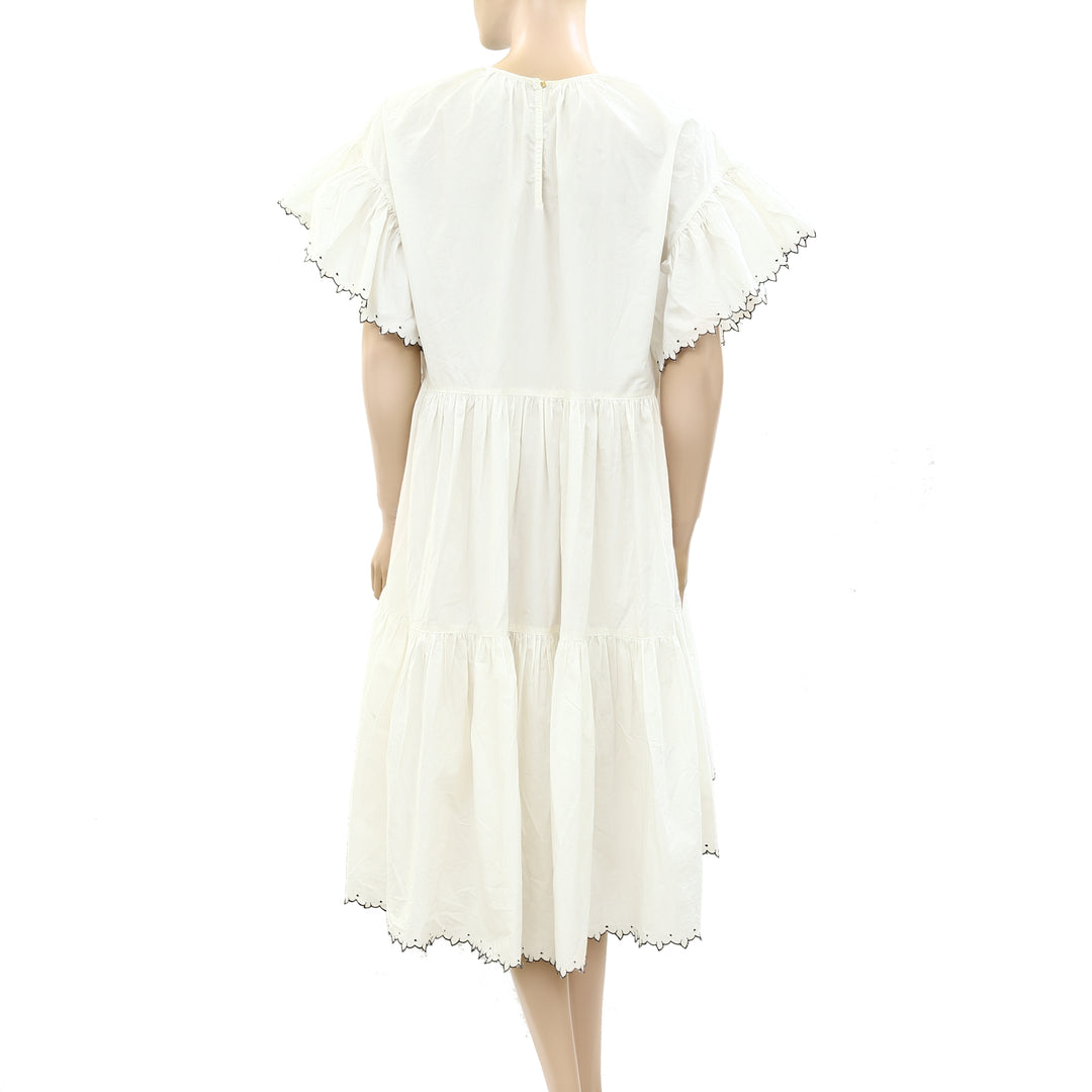 Ulla Johnson Embroidered Mini Dress