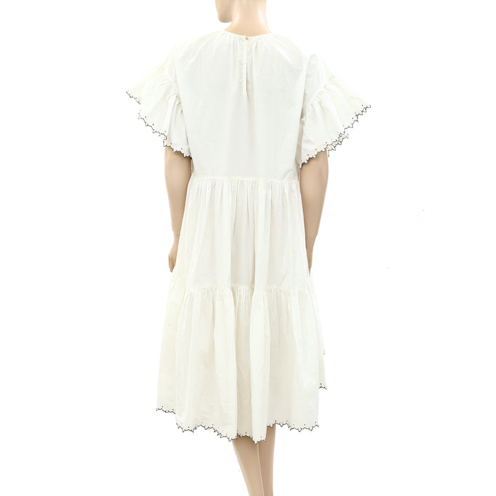 Ulla Johnson Embroidered Mini Dress