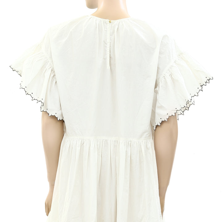 Ulla Johnson Embroidered Mini Dress