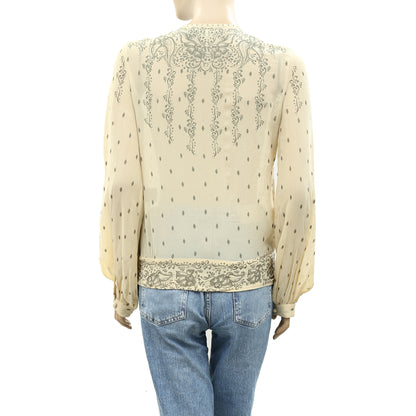 Isabel Marant Etoile Floral Printed Blouse Top