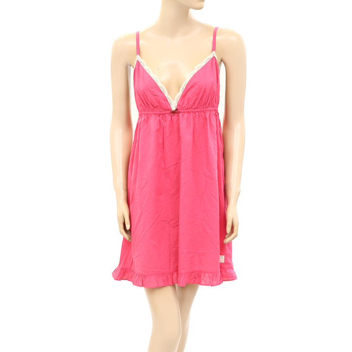 Odd Molly Anthropologie Once In A While Lace Slip Mini Dress