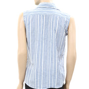 Nili Lotan Striped Tank Blouse Shirt Top