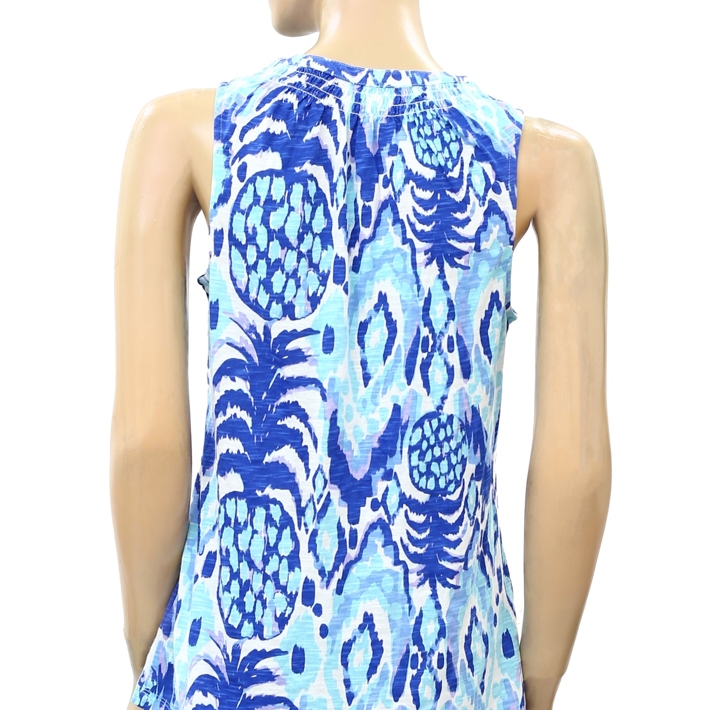 Lilly Pulitzer Serene Call Me Essie Pineapple Printed Tank Top