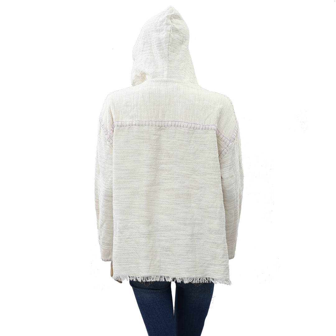 Urban Outfitters Tyler Lace-Up Pullover Hoodie Top