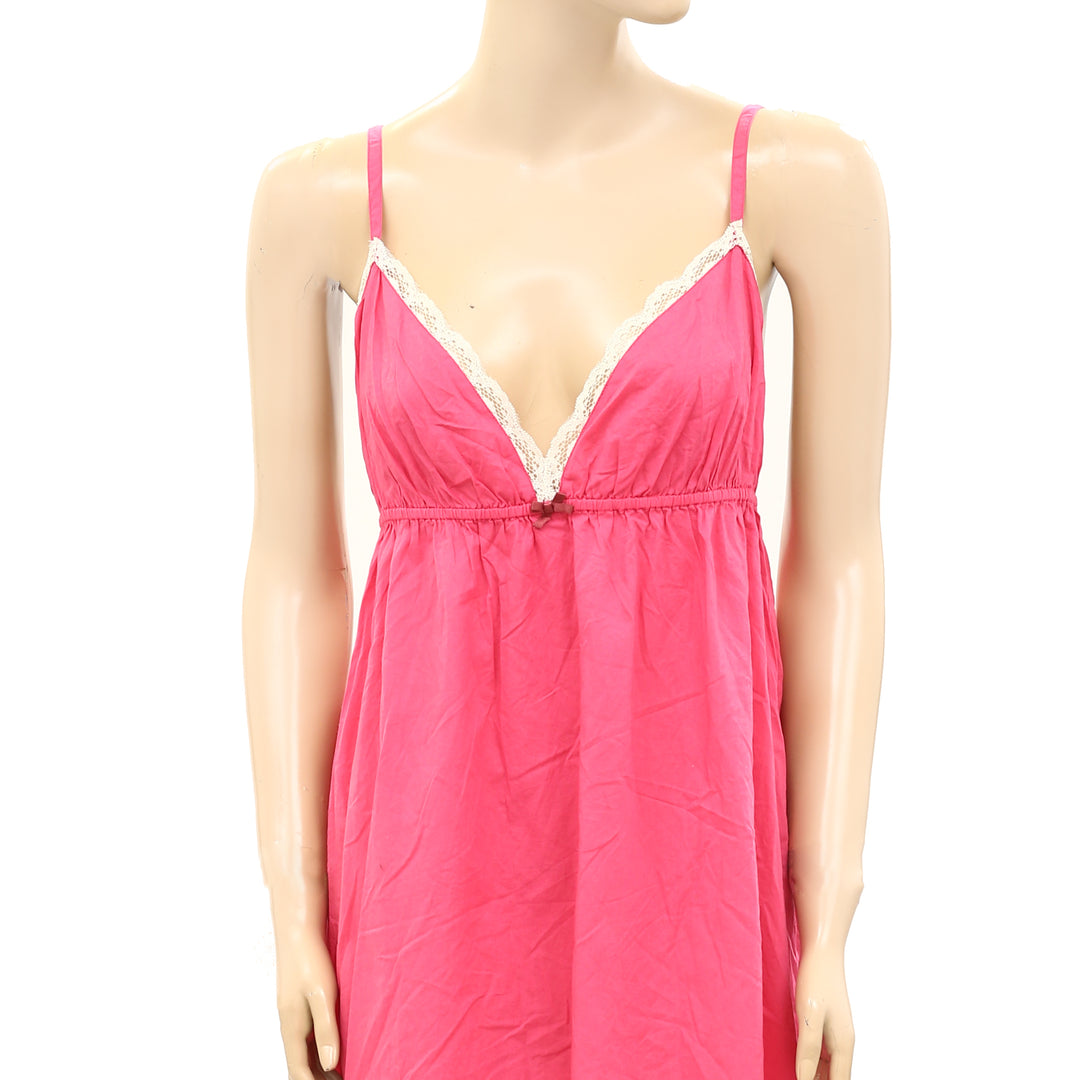 Odd Molly Anthropologie Once In A While Lace Slip Mini Dress