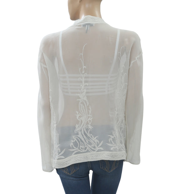 Ipekyol Embroidered Coverup Top S US-6