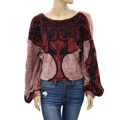 Soft Surroundings Embroidered Pullover Top