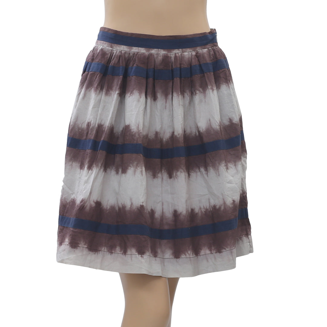 Edme & Esyllte Anthropologie Inkwell Tie & Dye Printed Mini Skirt