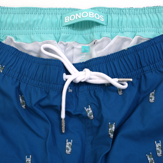 Bonobos Riviera 再生泳裤 Gin and Tonics 短裤 L