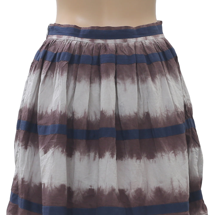 Edme & Esyllte Anthropologie Inkwell Tie & Dye Printed Mini Skirt