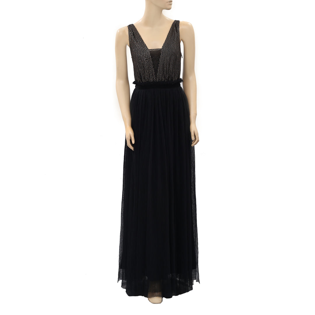 free people embellished maxi dress Floral Visions Embellished Maxi Dress