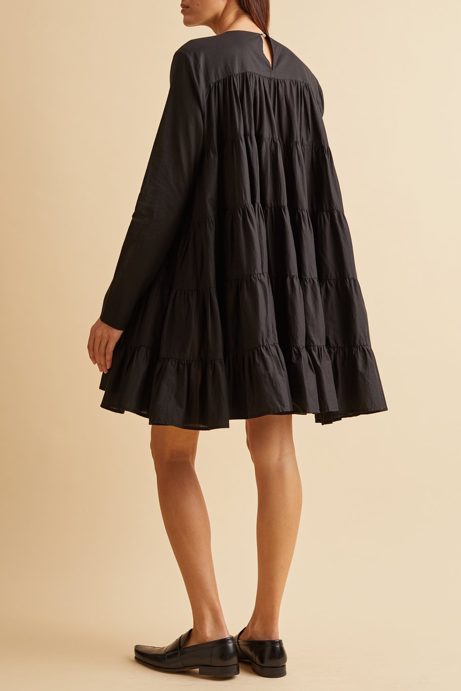 Merlette Soliman Tiered Mini Dress – White Chocolate Couture