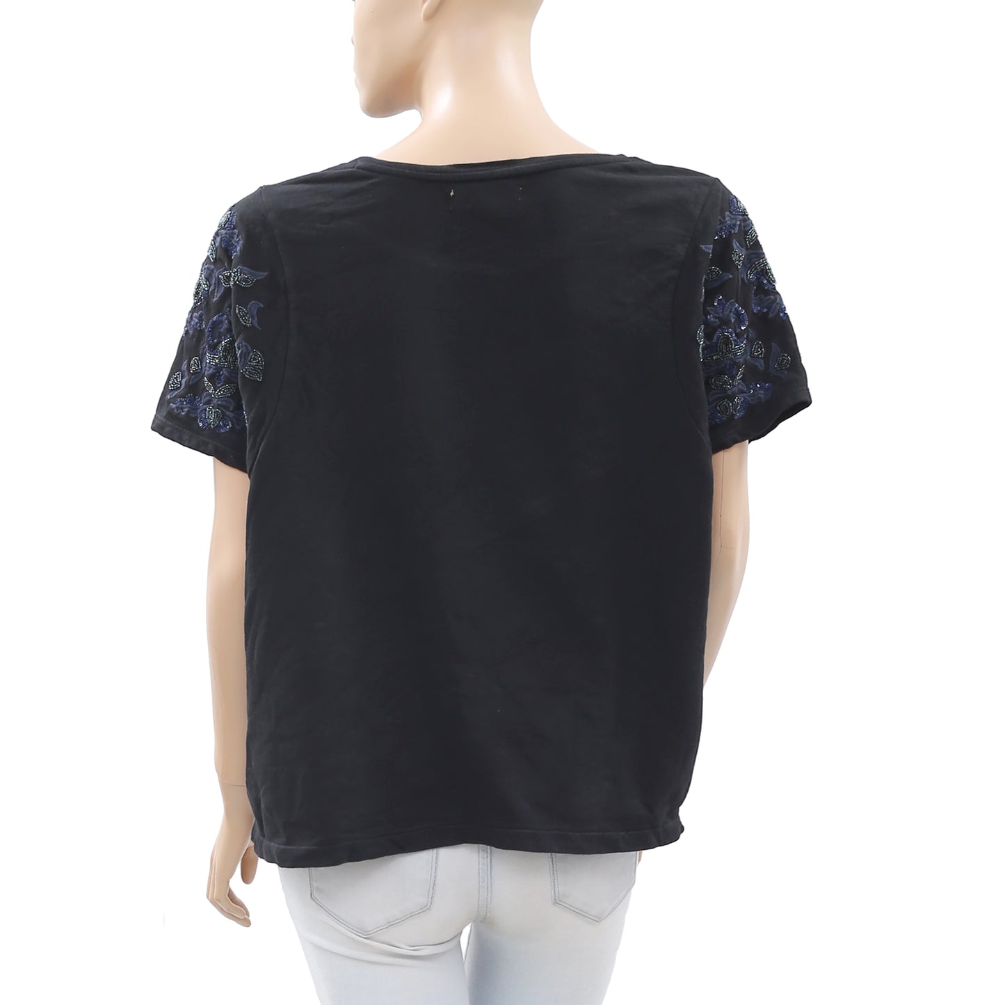 Zara Trafaluc Embroidered Blouse Top