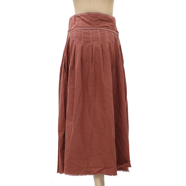 Free People Fp One Blake Midi Skirt