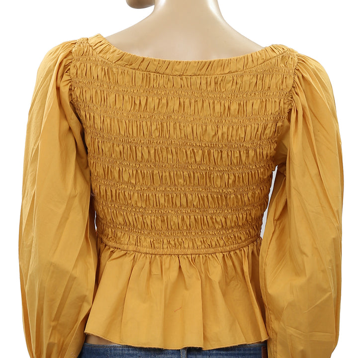 Free People Whoa Blouse Top