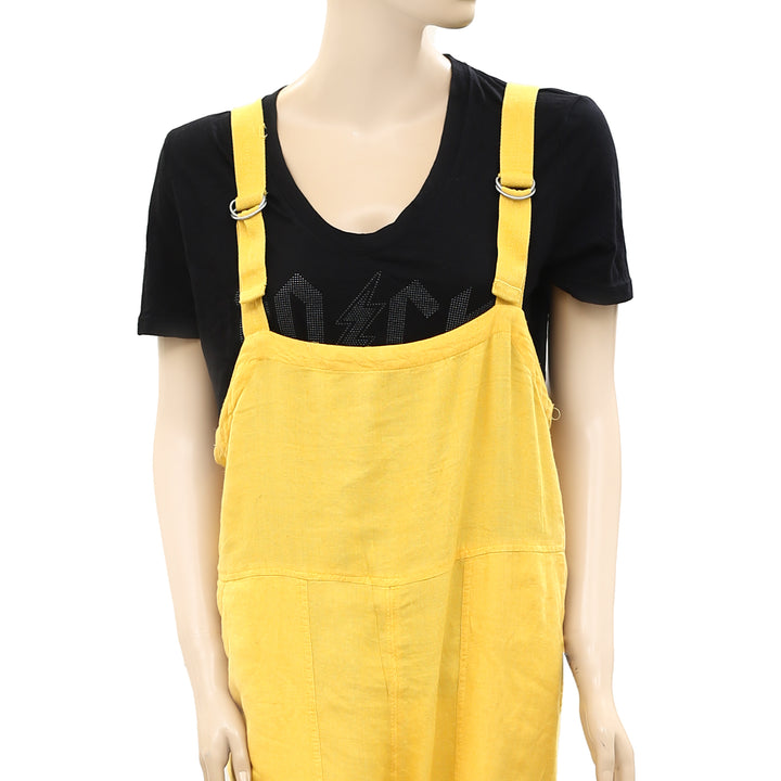 BDG Urban Outfitter Tilly Linen Utility Overall Jumpsuit