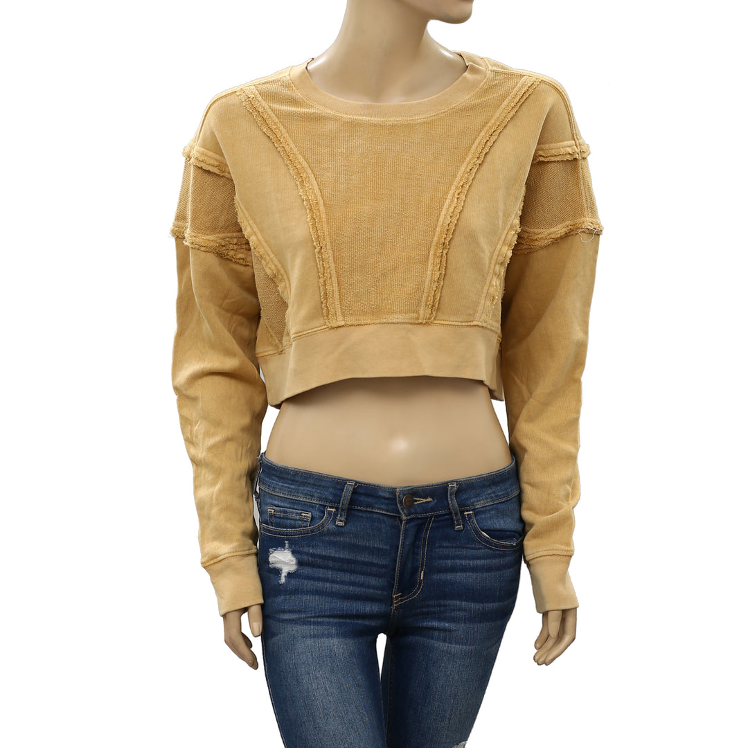 Urban Outfitters UO Trifle Seamed Pullover Sweatshirt Top