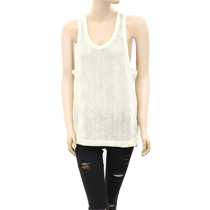 BDG Urban Outfitters Layne Semi-Sheer Knit Tank Tunic Top