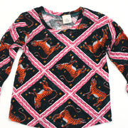 Anthropologie Kid's Girls Corinne Lent Tigress Flannel Pajama & Top