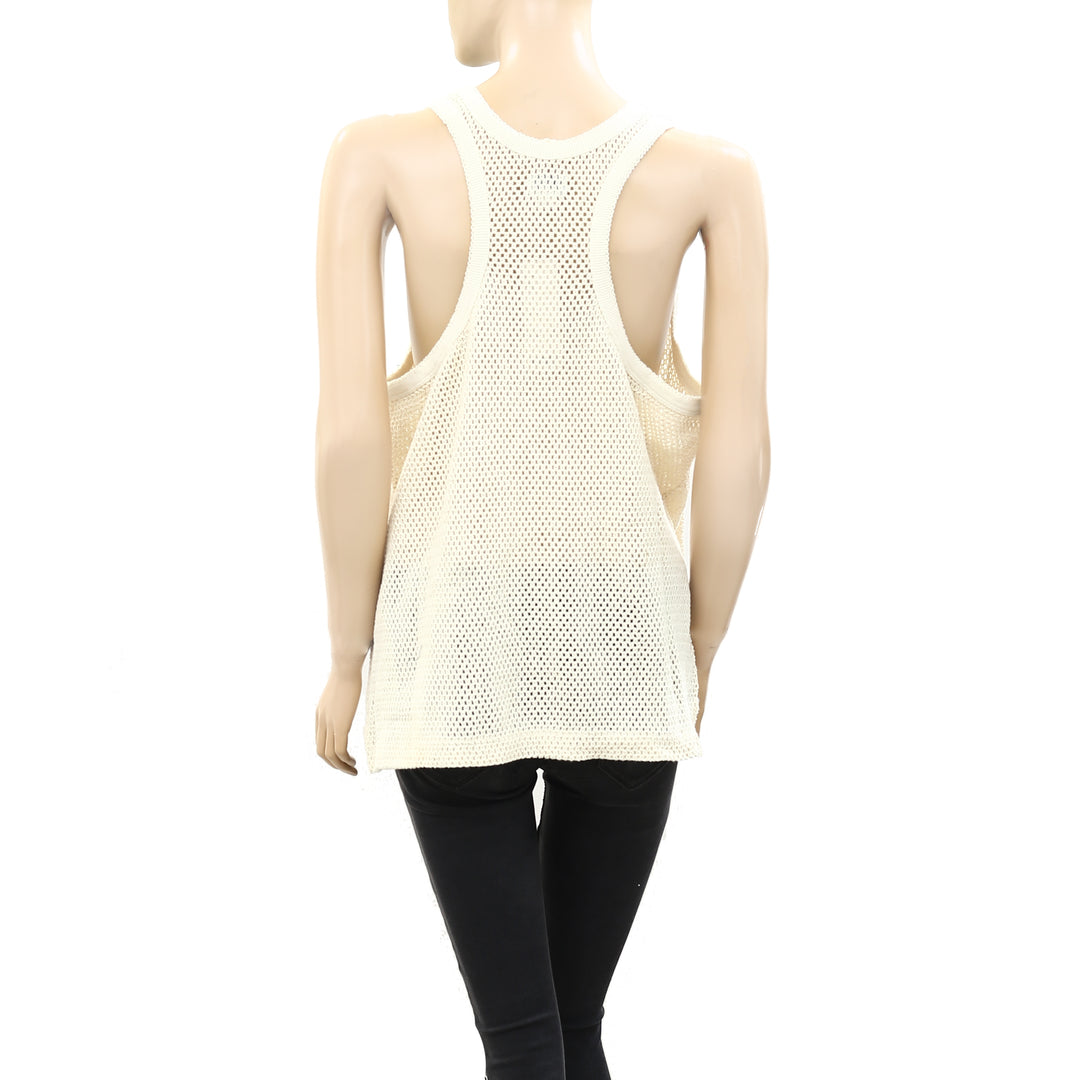 BDG Urban Outfitters Layne Semi-Sheer Knit Tank Tunic Top