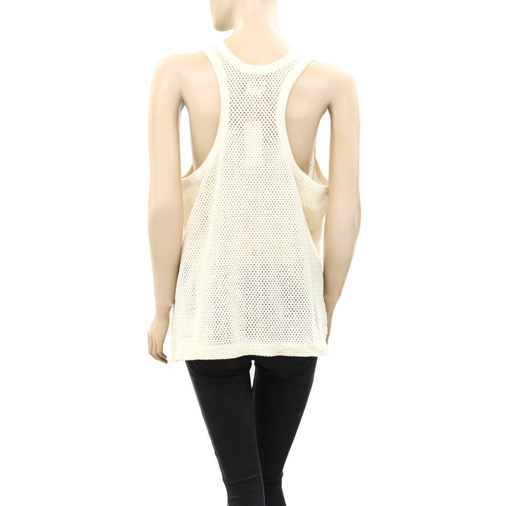 BDG Urban Outfitters Layne Semi-Sheer Knit Tank Tunic Top