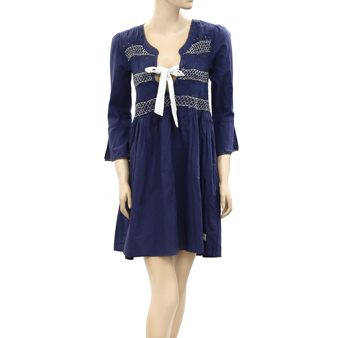 Odd Molly Anthropologie Remix Embroidered Tunic Dress XS