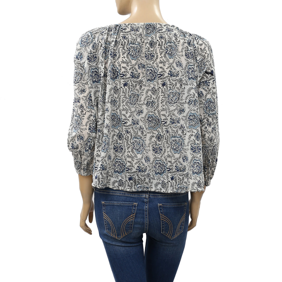 Denim & Supply Ralph Lauren Floral Printed Blouse Top