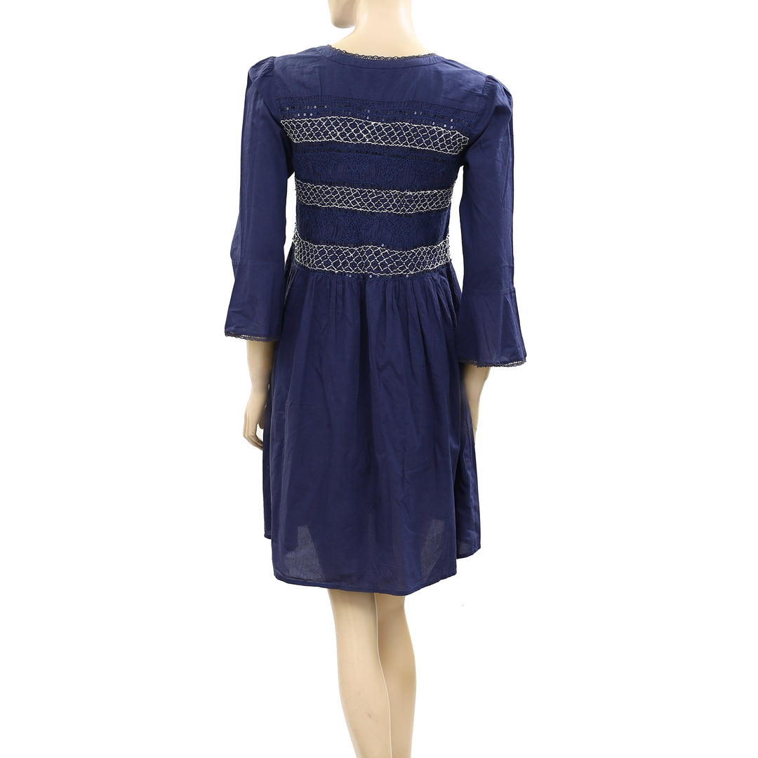 Odd Molly Anthropologie Remix Embroidered Tunic Dress XS