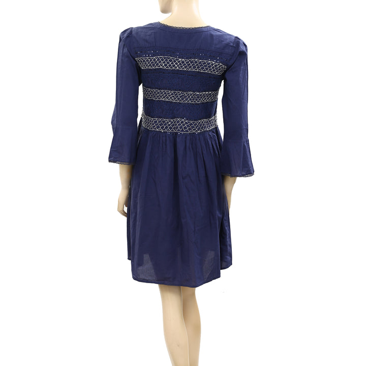 Odd Molly Anthropologie Remix Embroidered Tunic Dress XS