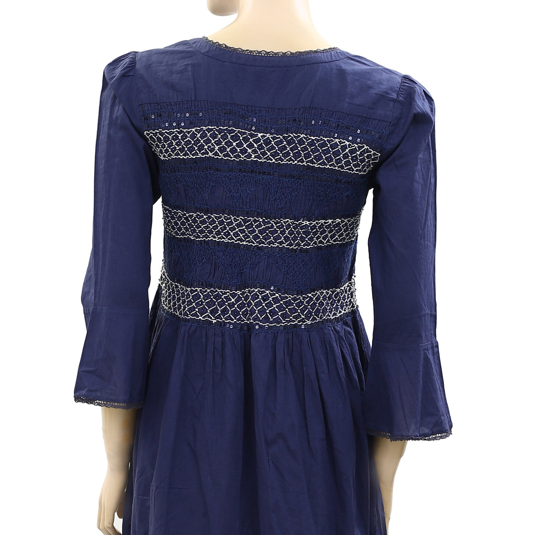 Odd Molly Anthropologie Remix Embroidered Tunic Dress XS
