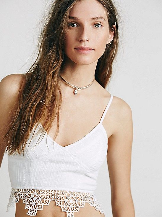 Free People FP One Geo Bralette Crop Top